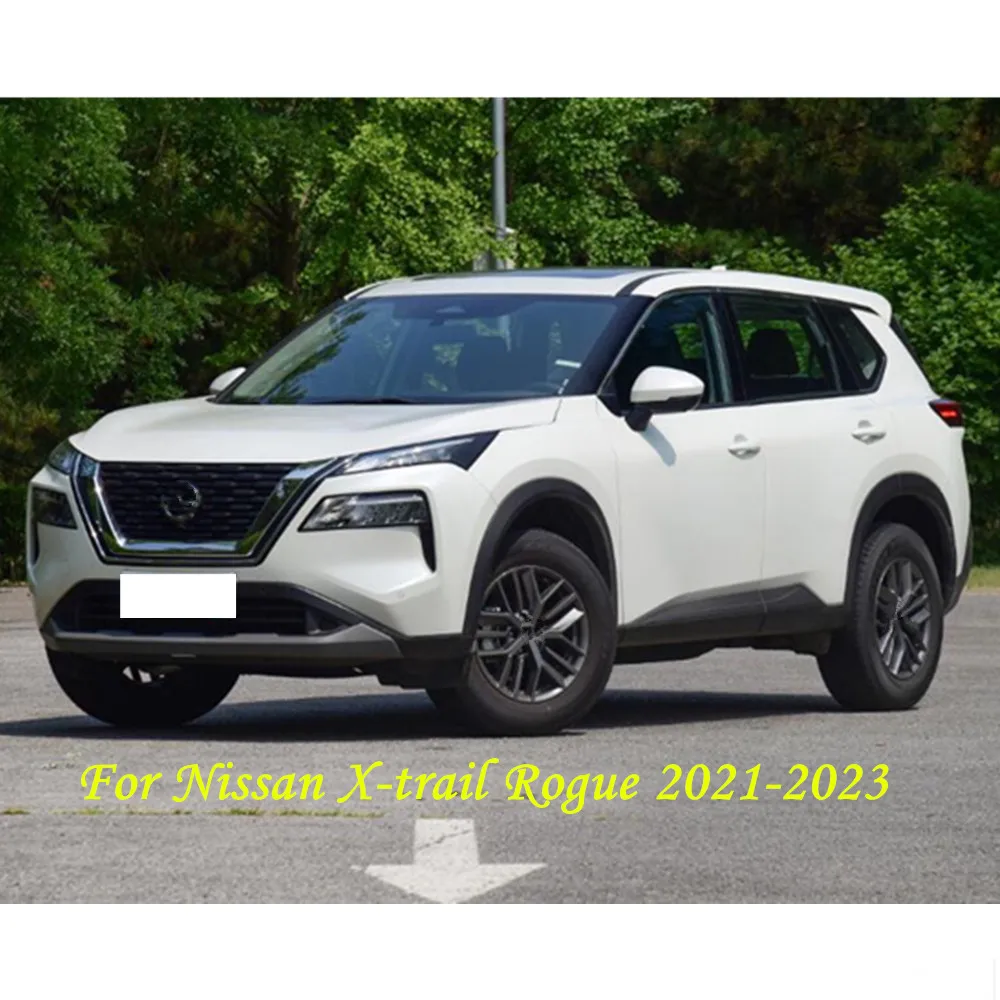 الجبهة القراءة ضوء غطاء إطاري الكسوة ABS البلاستيك/الصلب سيارة عصا اكسسوارات لنيسان X-trail Xtrail Rogue 2021 2022 2023