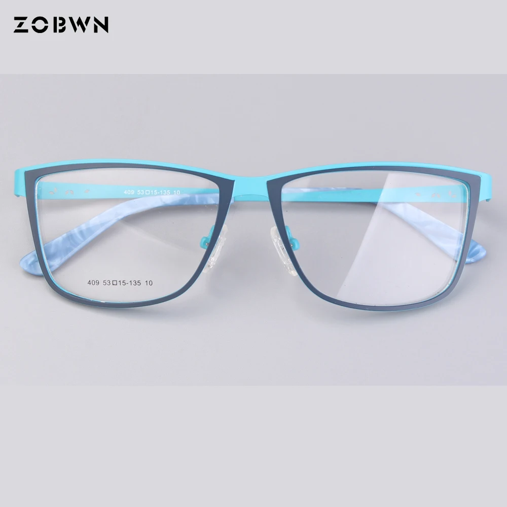 Hot selling glasses women big size generous black&white Domineering Rectangle Cat 안경테 gafas очки blue super thin lentes opticos