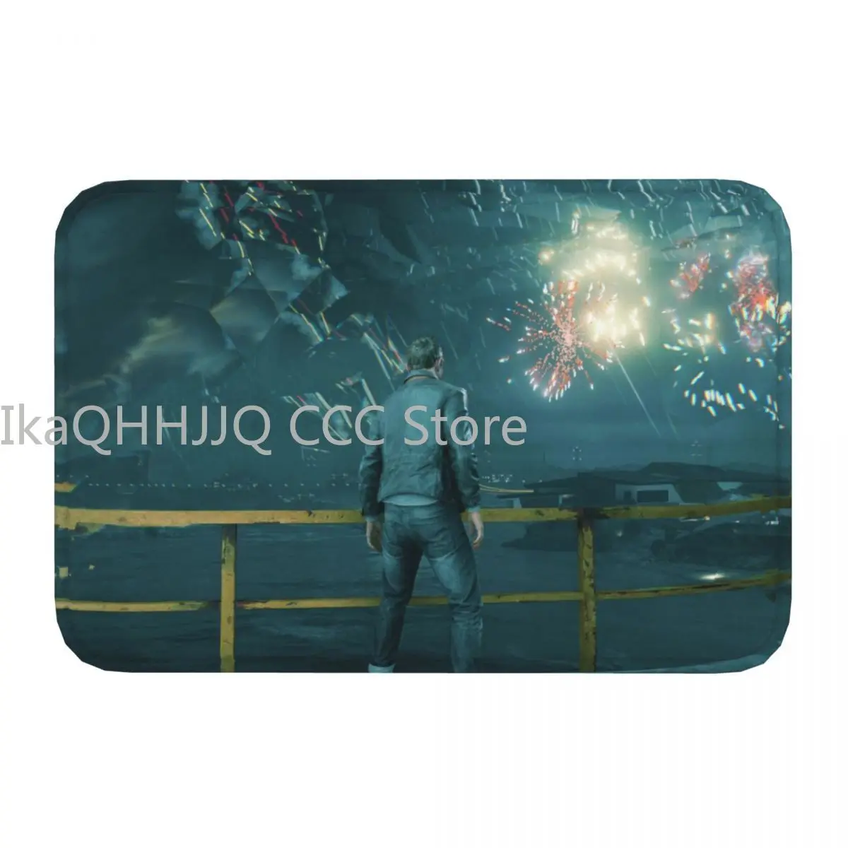 Quantum Break Non-slip Doormat Kitchen Mat Game Interface Hallway Carpet Entrance Door Rug Home Decorative