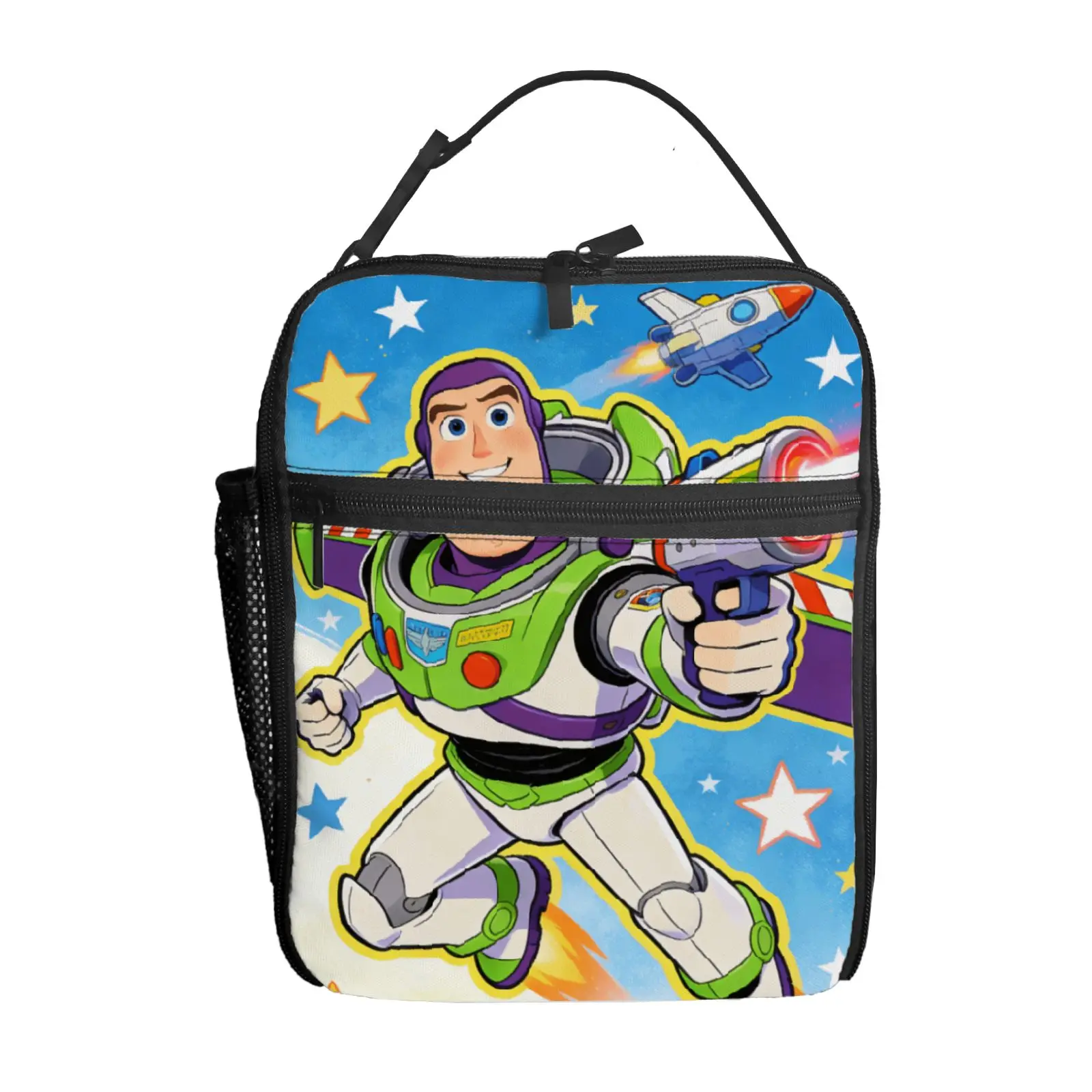 1pc Buzz theme cute lunch bag, suitable for casual daily application, commuter lunch bag, gift