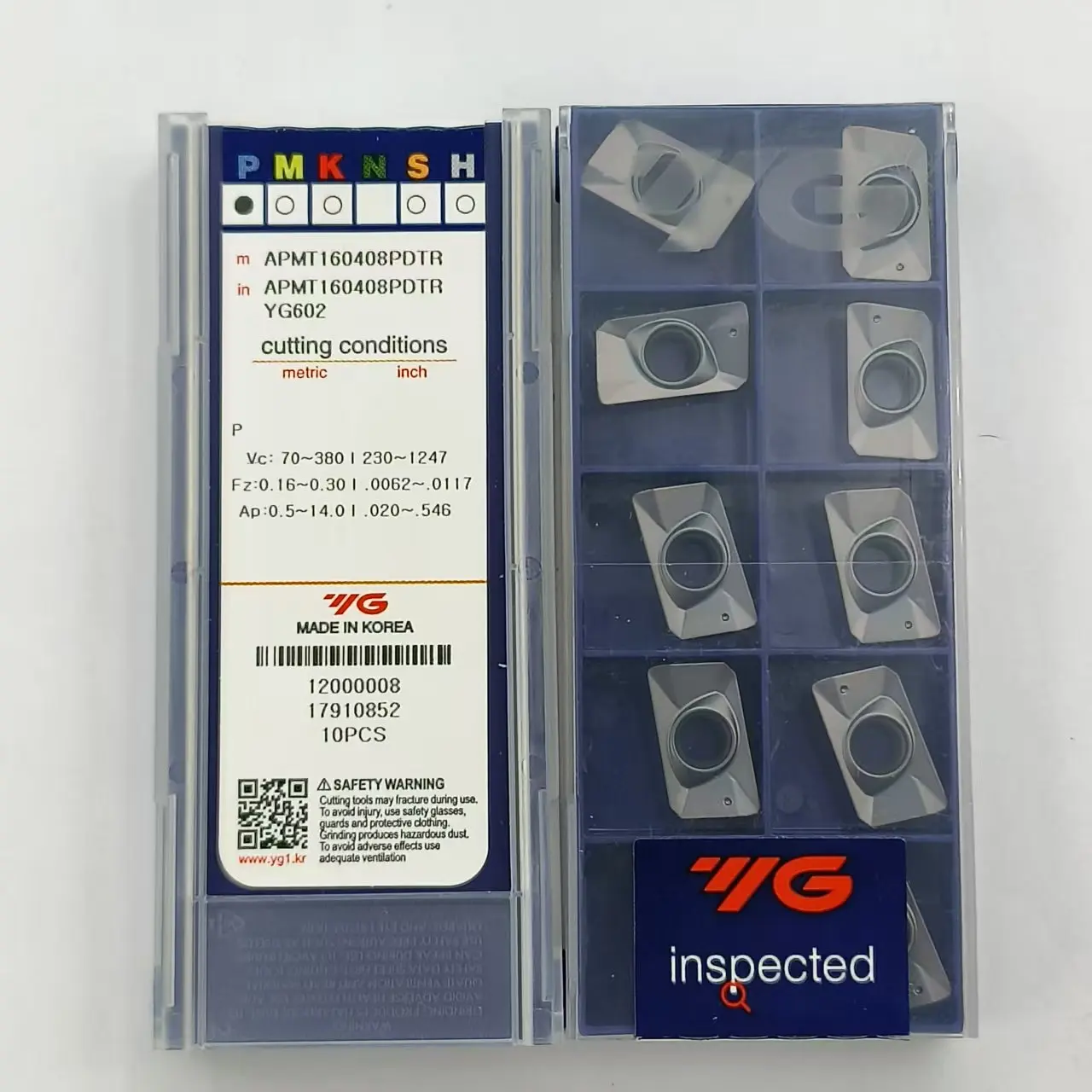 YG-1 APMT113504PDTR APMT113508PDTR APMT160408PDTR YG602 Carbide Insert APMT Inserts