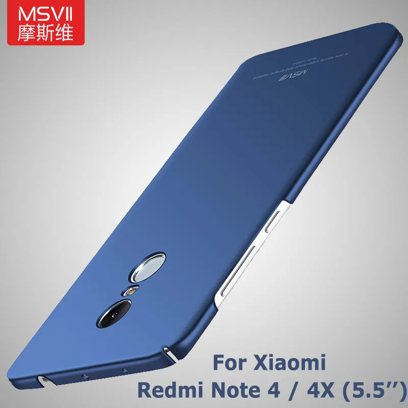 For Redmi Note 4x Case MSVII Ultra Slim Hard PC Frosted Cover For Xiaomi redmi note 4 Pro Global 4x Xiomi Redmi4x Phone Cases