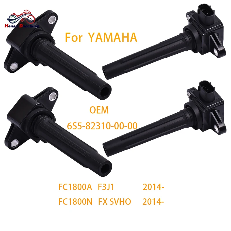 

Motorcycle Spark Plug High Pressure Cap Ignition Coil for YAMAHA FX SVHO FC 1800 FC180A FC1800N H6T11272 6S5-82310-00-00