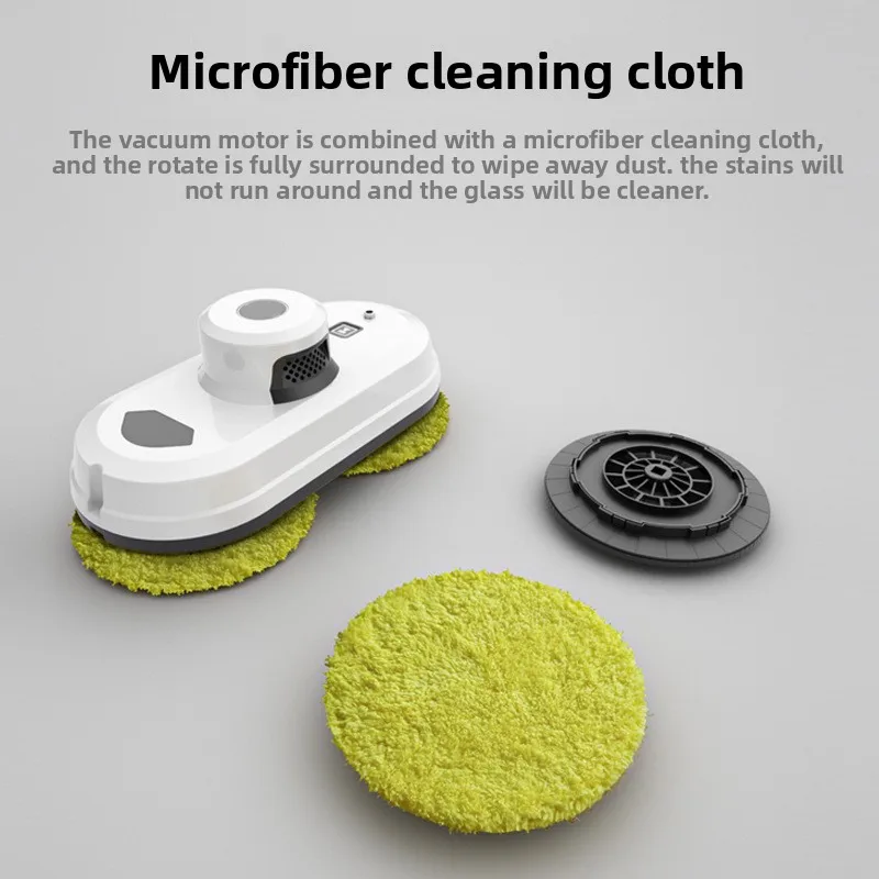 Smart Window Cleaning Robot Automatic Glass Wiper with Powerful Suction