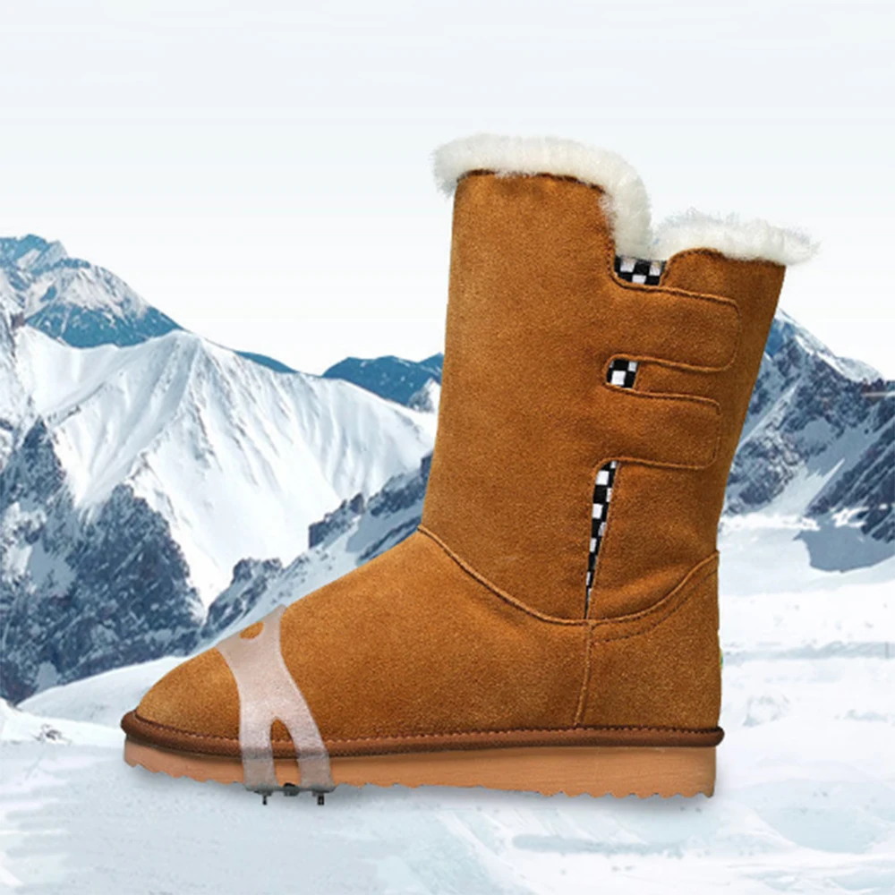 1/2 مجموعات - غطاء حذاء عالمي مضاد للانزلاق مع مخالب ثلج مضادة للانزلاق، مناسب للأحذية والأحذية، يمكن استخدامه على الجليد والثلج وما إلى ذلك