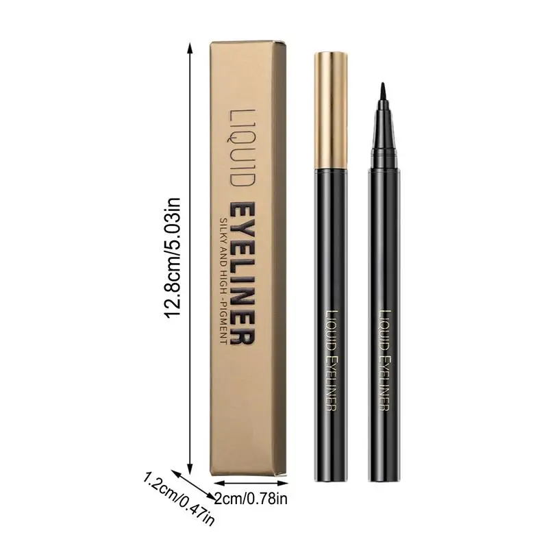 Vloeibare Eyeliner Waterdichte Fijne Langdurige Vloeibare Eyeliner Waterpen Vrouwen Snel Droog Gladde Eyeliner Make-Up Accessoires