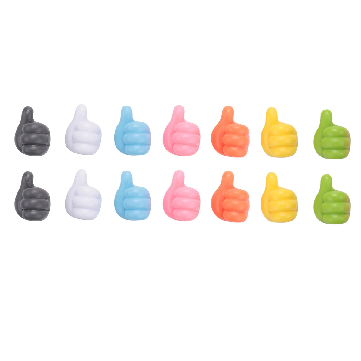 ตะขอติดผนังซิลิโคน14ชิ้น, ตะขอติดผนังอเนกประสงค์มีกาวในตัวสำหรับจัดเก็บข้อมูลสาย/หูฟัง