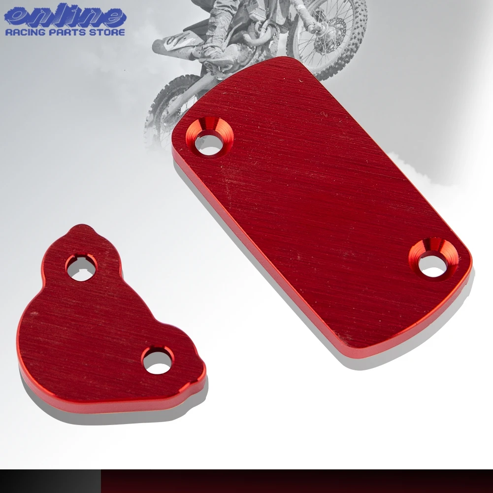 Motorcycle CNC Front Rear Brake Fluid Reservoir Cap Cover For HONDA CR 125R 250R CRF 150R 250X 450R 450X 250RX 250F 2002 2023