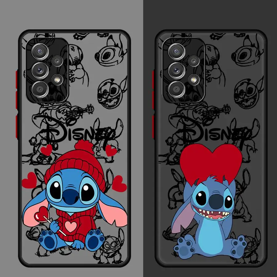 Disney Stitch Cartoon Phone case for Samsung Galaxy A10 A20 A30 A50 A70 A01 A02 A03 A04 A05 S e Core soft funda cases