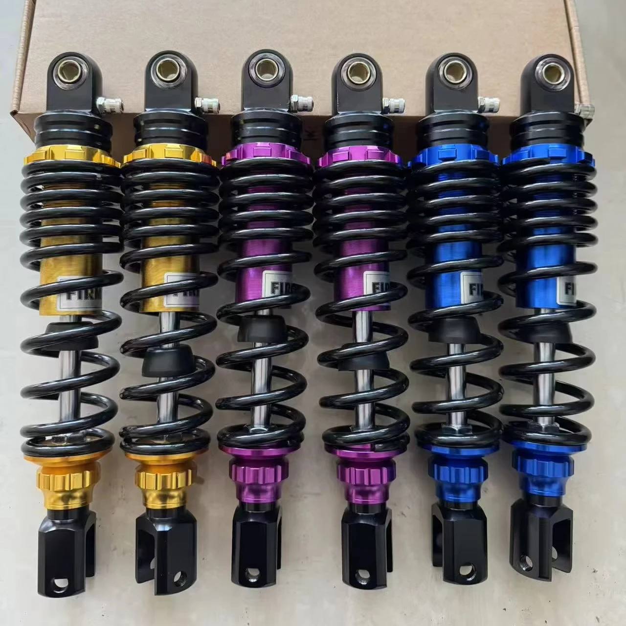 Colorful 320MM Motorcycle Shock Absorbers for Gy6 150CC 200CC Motorcycle Accessories