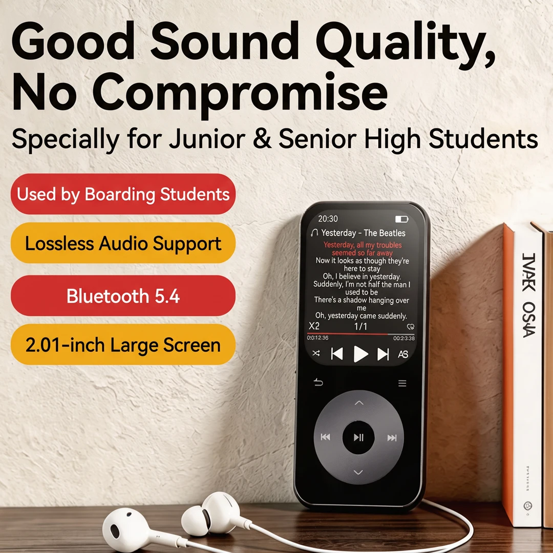 Music Audiobook - Nuevo Reproductor MP3 Estilo Vintage 2026
