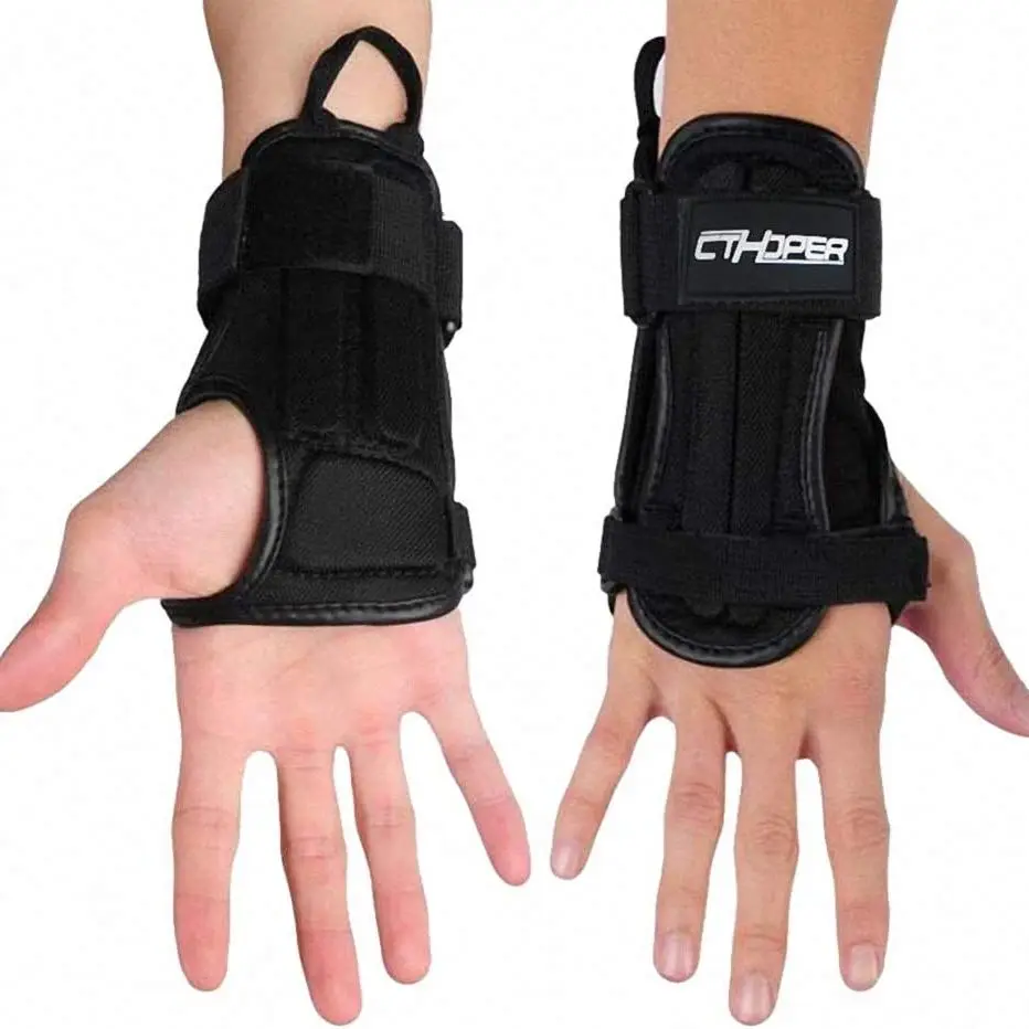 CTHOPER Wrist Guards Wrist Brace Wrist Support for Snowboarding, Skatebording, Roller Skating, Biking