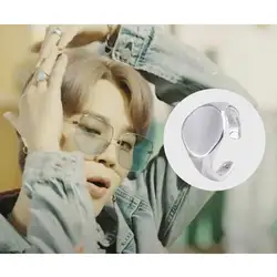 Korean Fahion Dynamite Glossy Open Finger Ring Kpop Idol Fans Pick Items School Stylish Teen Stuff For Women Men Jewelry Goods