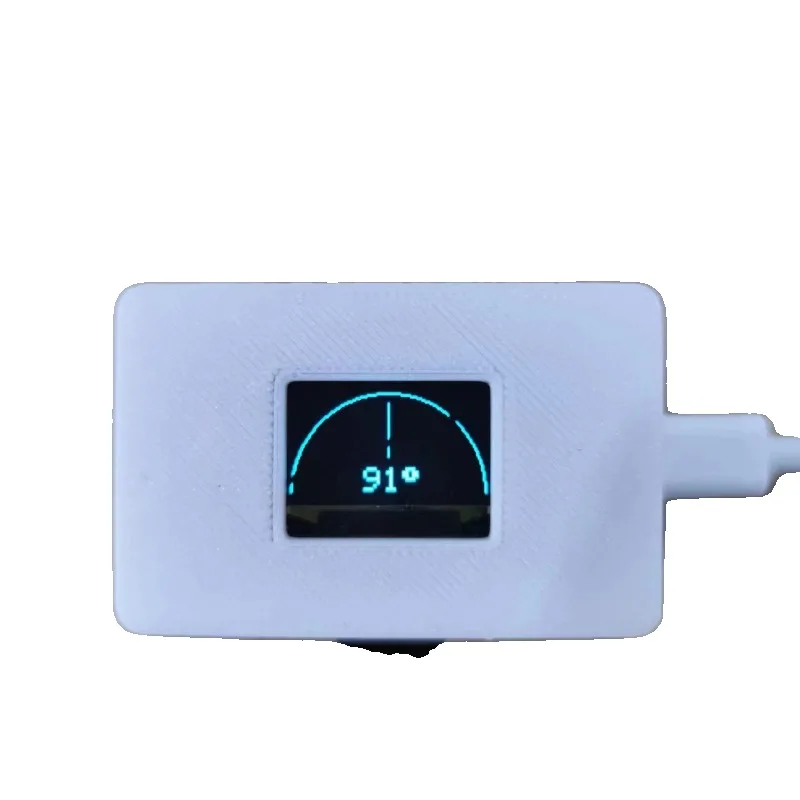 Simple Servo Tester Angle Gauge Science Toys with 3D Printed Shell and Display Screen DC 5V Type-C Power Interface