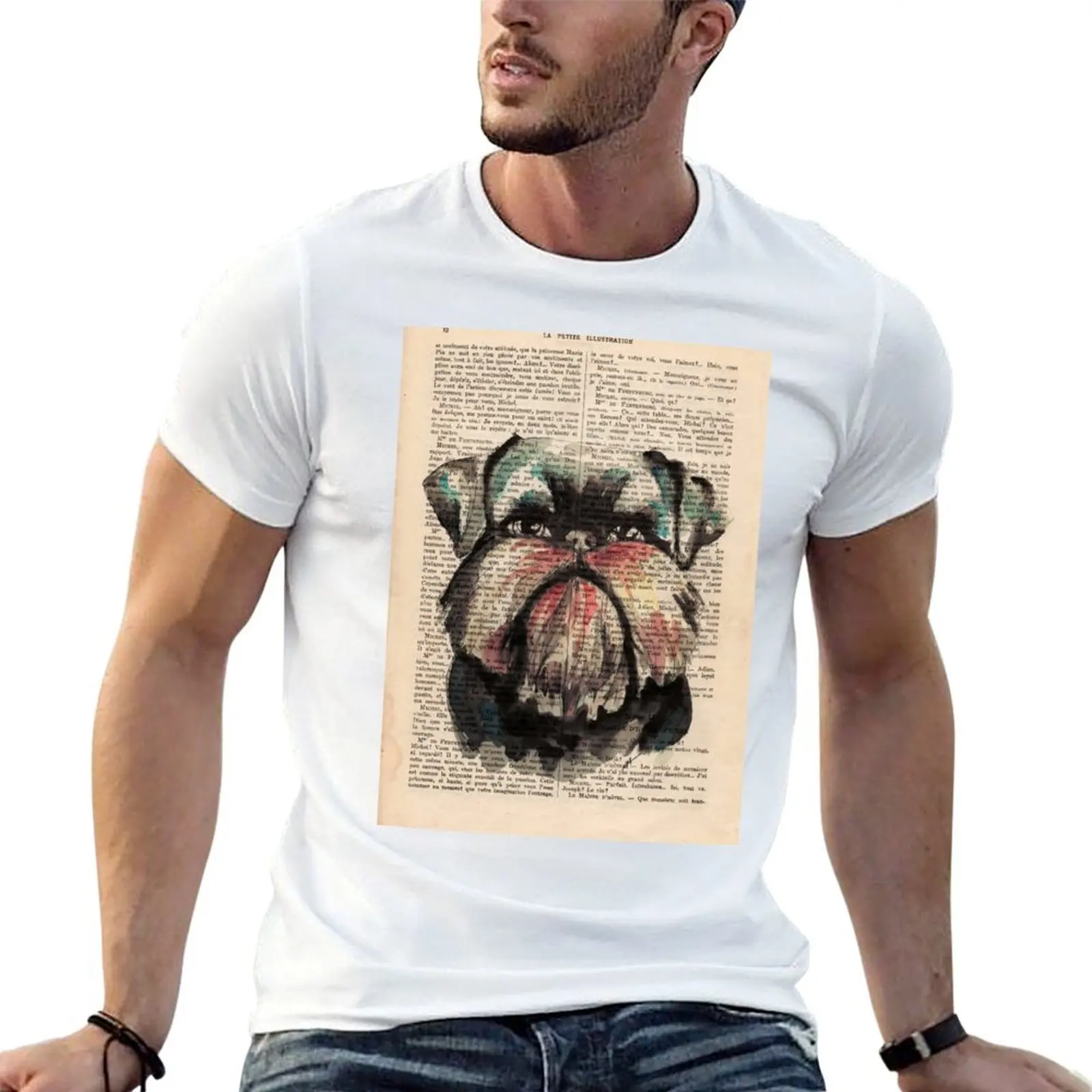 

Brussels Griffon T-Shirt man t shirt designer t shirts cotton 100% anime t shirts for man T-shirt
