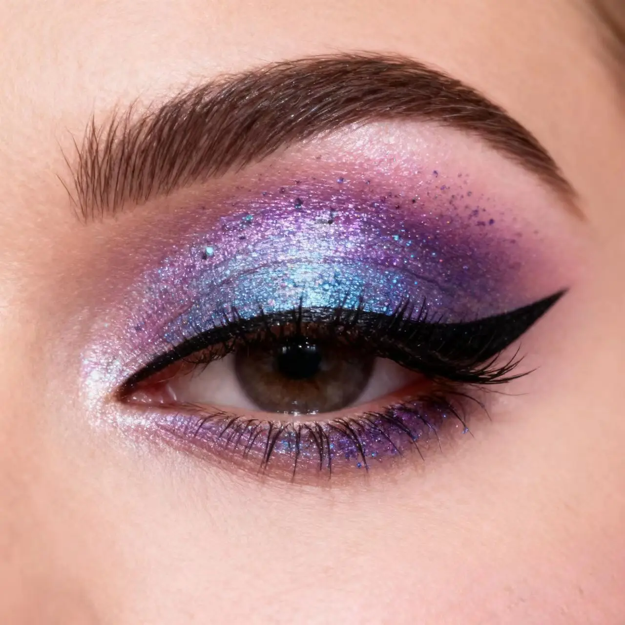Glitter iluminador, glitter corporal de alto brilho, glitter para os olhos, adequado para mulheres, suprimentos de férias