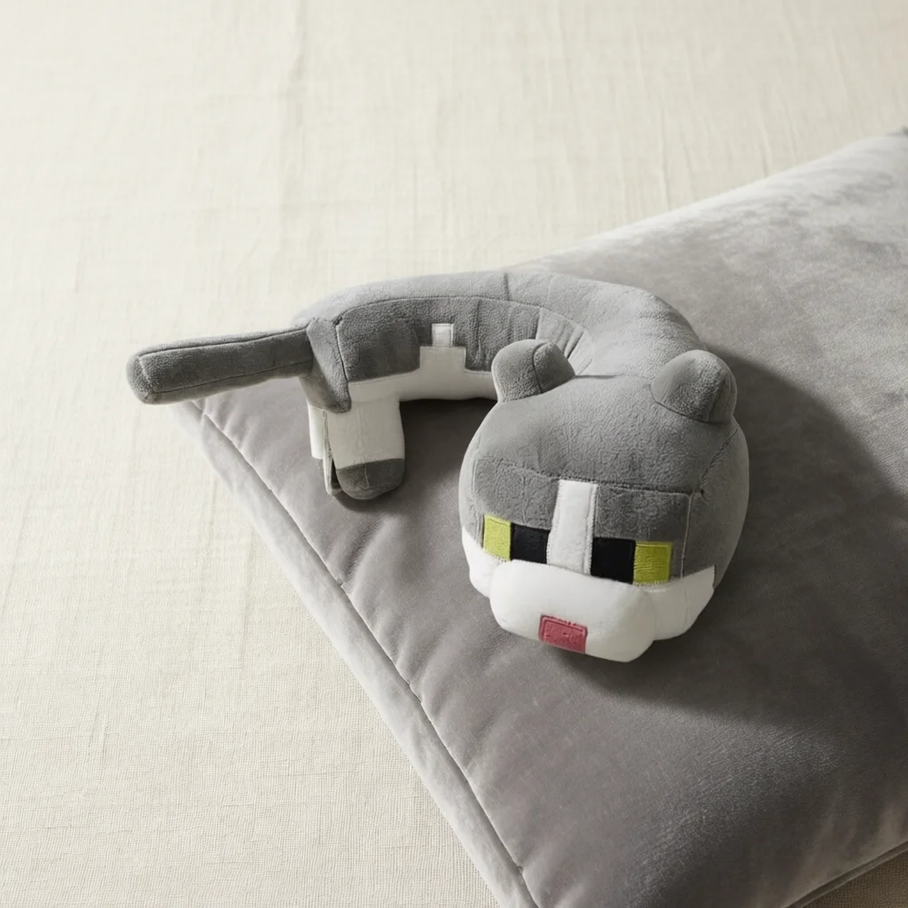 Jouet à l'herbe à chat — coussin à mordre