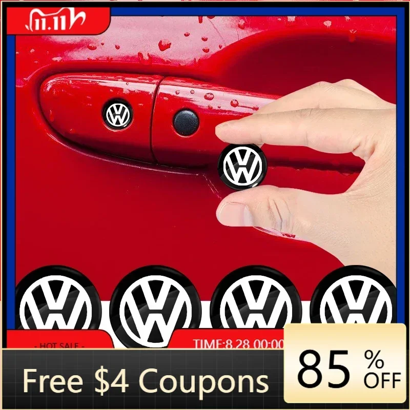 

Hub Caps 2025 Car Lock Keyhole Stickers Door Lock Protect Car 3D Stickers For Volkswagen Golf-5 6 7 MK6 Jetta Lavida Polo Tiguan