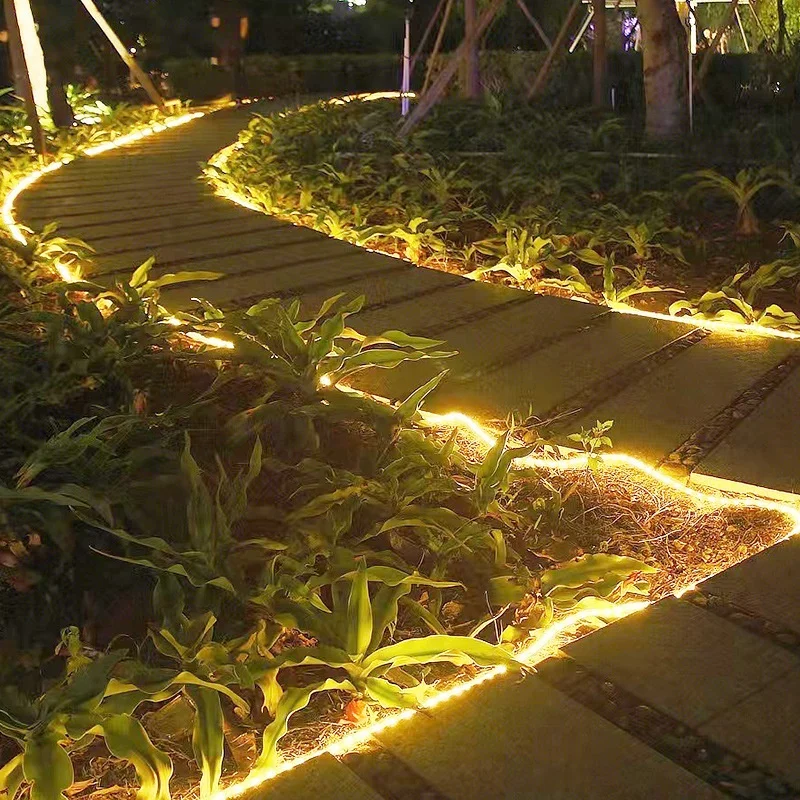 

Outdoor Solar Tube Rope Led 300Led Fairy Light Garden Christmas Decoration Xmas Wedding Garland Waterproof String Light Strip