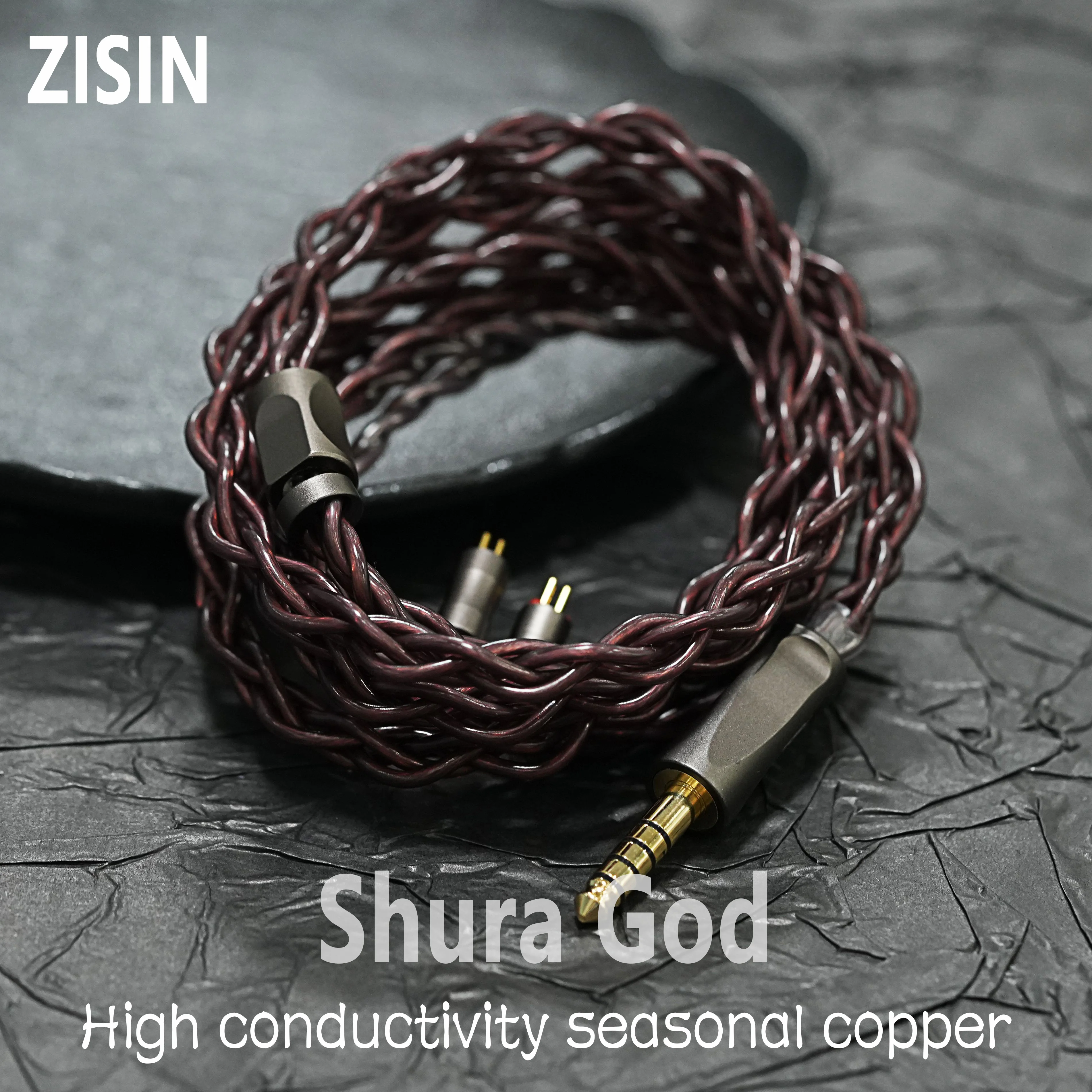 

ZiSin-12 4-ядерный кабель для обновления наушников Litz HIFI с 3,5/2,5/4,4 мм MMCX/QDC/TFZ 0,78 2-контактный для MK4 Legacy2 Blessing3 различных