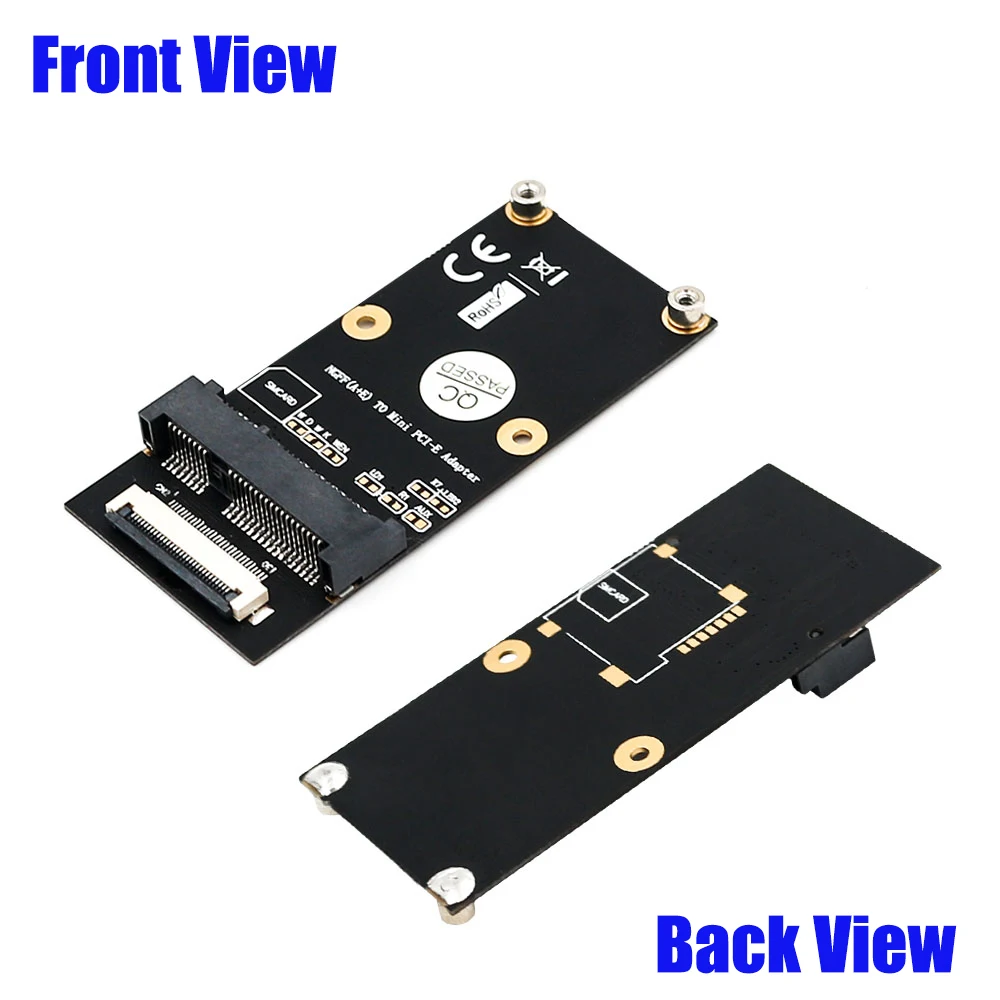 M.2 (NGFF) Key A/E/A+E to Mini PCI-E Adapter with FFC Cable for PC Computer