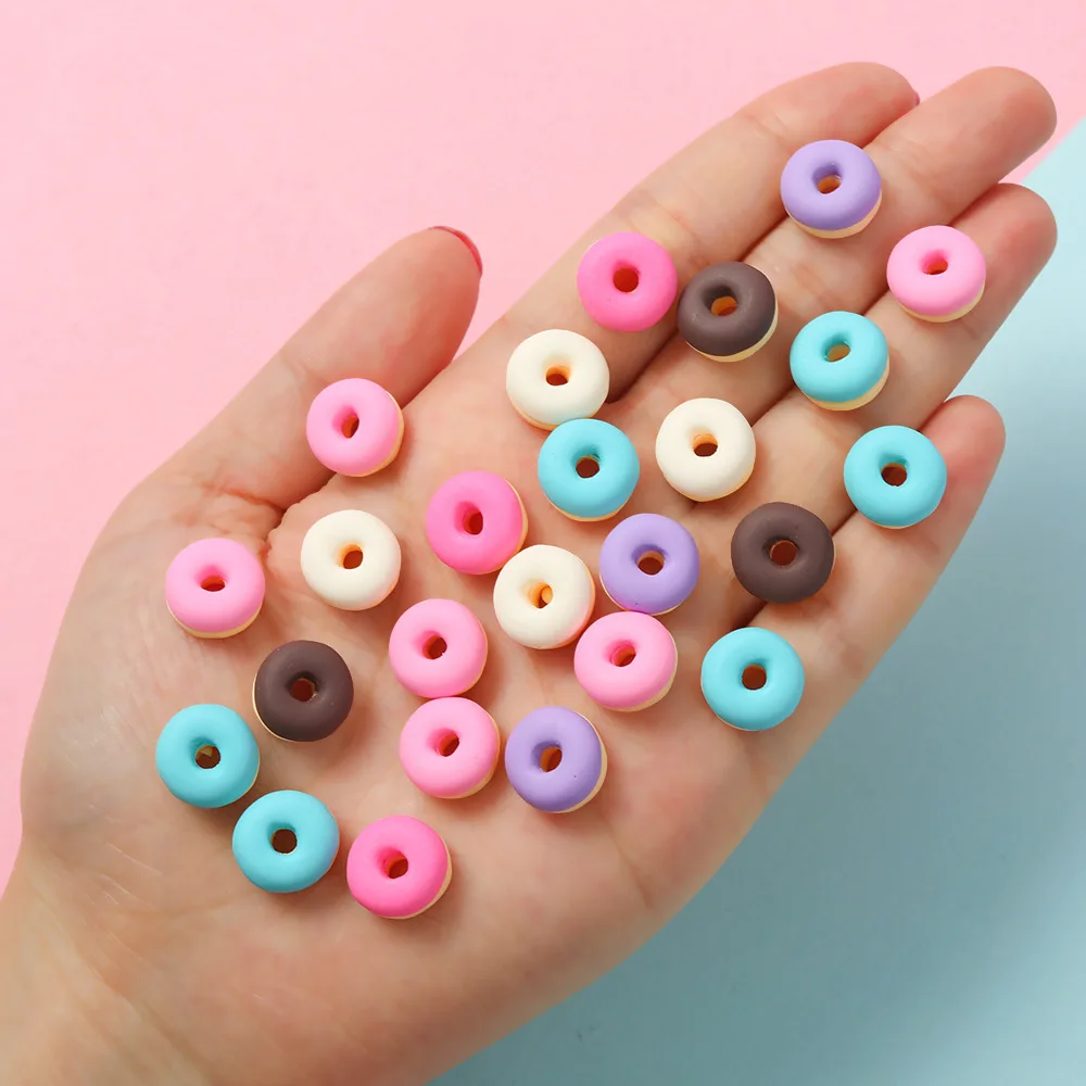 6/8/10 stücke Mini süße Süßigkeiten Donut Puppe Essen so tun, als spielen Puppenhaus Zubehör Miniatur Home Craft Dekor Kuchen Kinder Küche Spielzeug – Detail 15