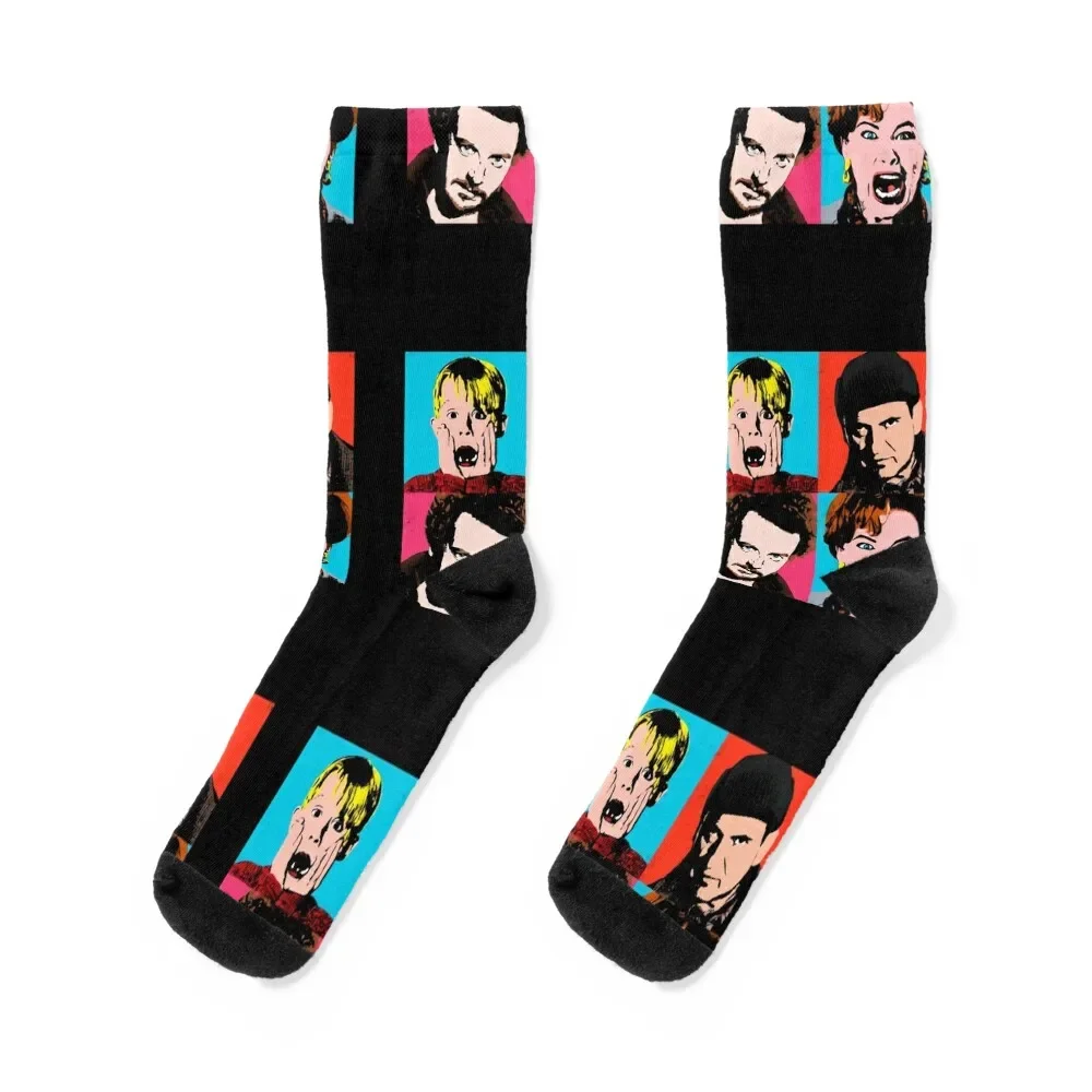 Warhol Alone Socks christmas gift Crossfit Women Socks Men's