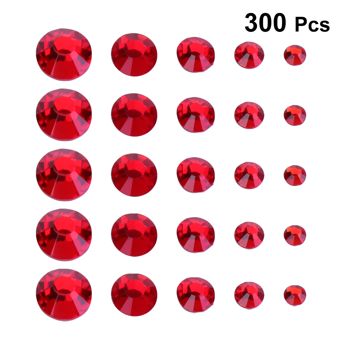 

1Pack Red Flat Bottom Rhinestones Manicure Crystal Ornaments Nail Art Stickers Durable Lightweight DIY Home Professional Use