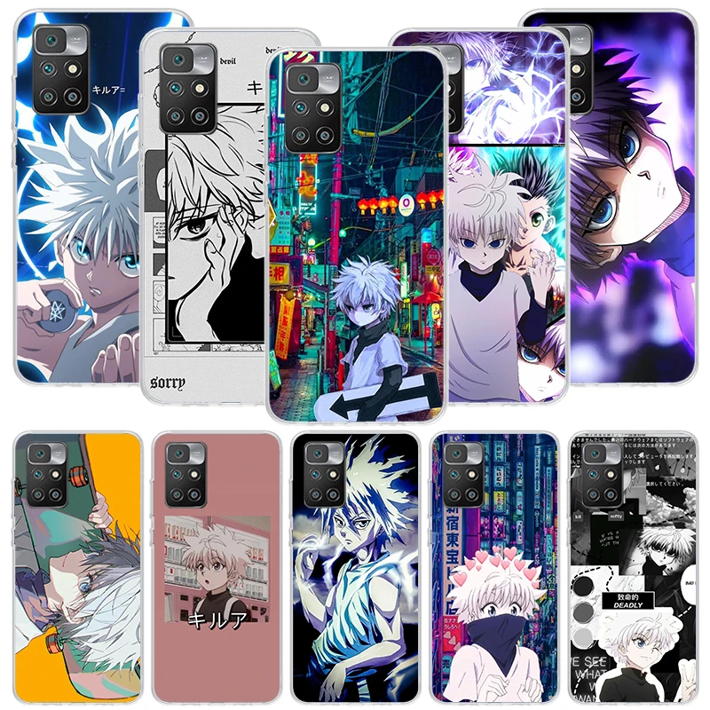 Hunter HXH Killua Phone Case For Xiaomi Redmi 12 12C 9 9A 9C 9T 10 10A 10C 8 8A 7 7A 6 6A K40 K20 Pro S2 10X Printing Cover