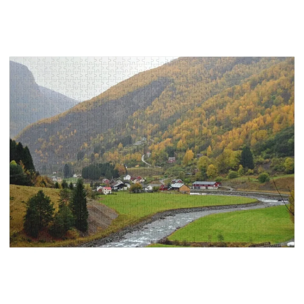 

Деревянный пазл Flamsdalen Valley Flam, Норвегия, скандинавиа