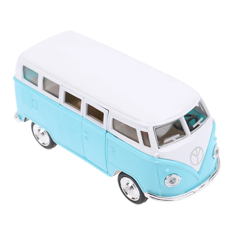 New 1:32 Bus Alloy Diecasts Toy Pull Back Car Models Metal Vehicles Classical Buses Pull Back Collectable Toys For Decor