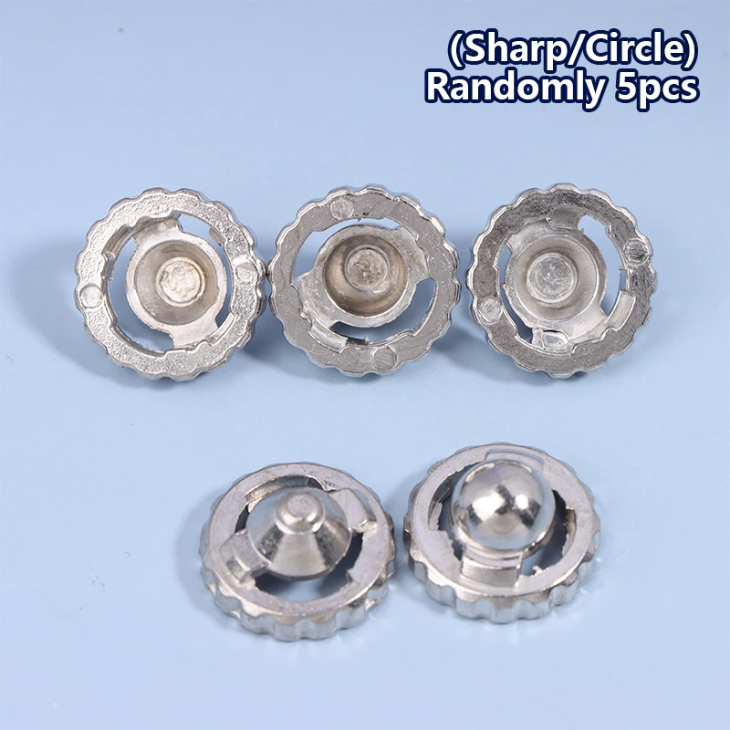 5Pcs 4D Screw Head Metal Face Bolts Top Fight Parts Gyro Accessories Performance Alloy Fighting Accessory