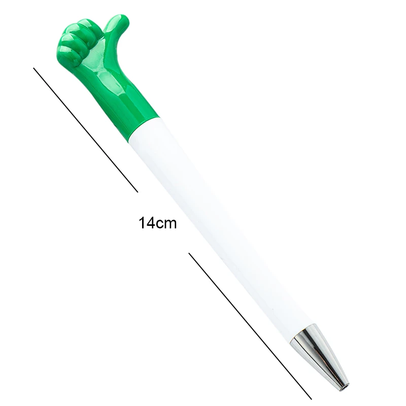 만화 제스처 볼펜, 창의적인 플라스틱 엄지 모형 펜, 패션 중립 펜, 학용품, 학생 문구 선물