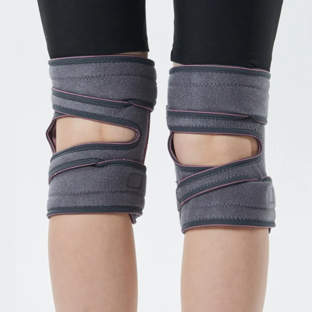 وسادة نيباد قابلة للتعديل للتخفيف الضغط وقابلة للتنفس وغير قابلة للانزلاق من السيليكون مع شريط دعم وواقي الرضفة