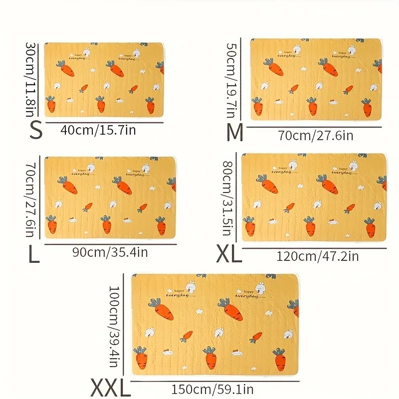 2PCS Washable Reusable Cat And Dog Urine Pads For Daily Use By Cats And Dogs Floor Mats Dog Cages Garden Picnics All Seasons