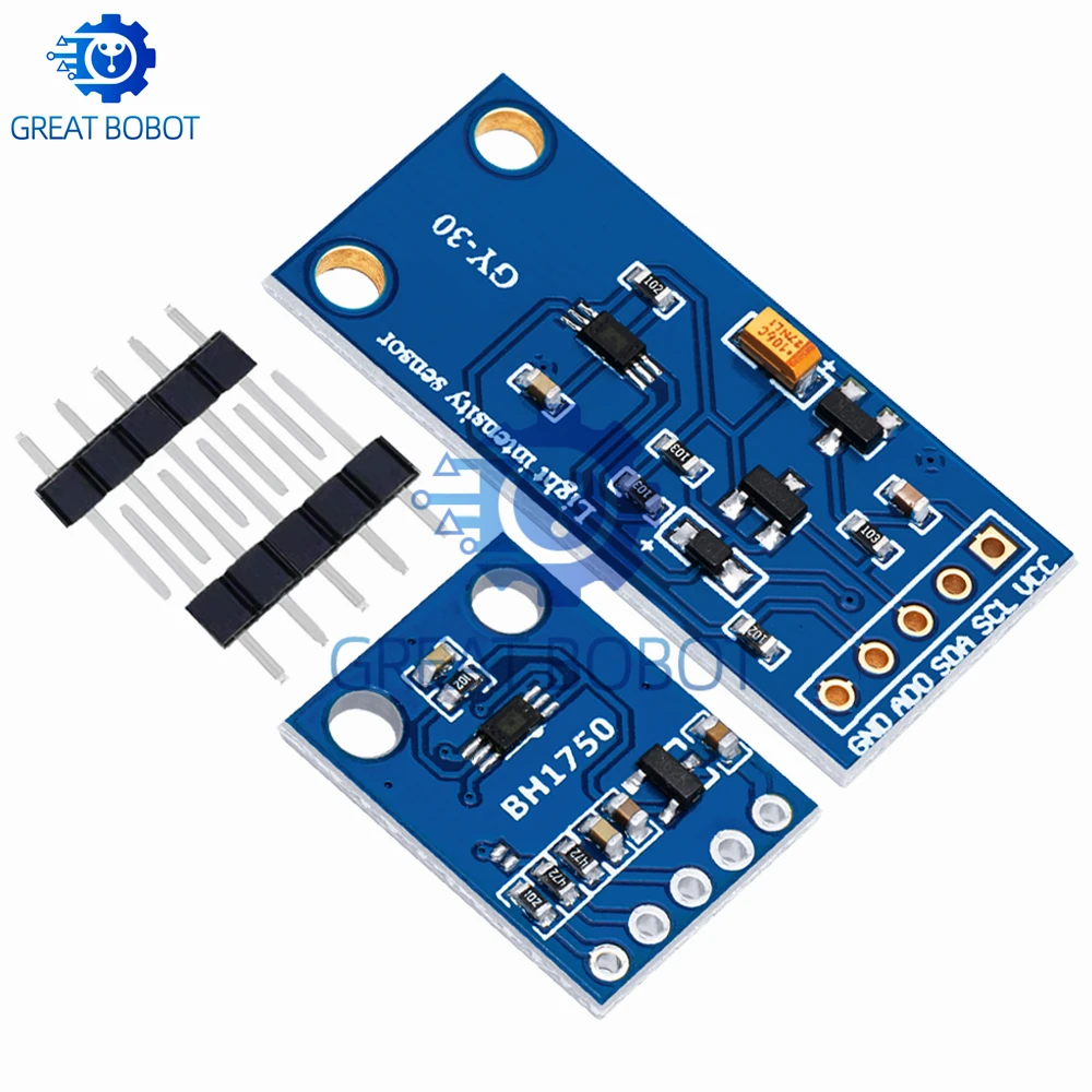 BS 1PCS  GY-30 GY-302 BH1750 BH1750FVI light intensity illumination module 3V-5V for Arduino