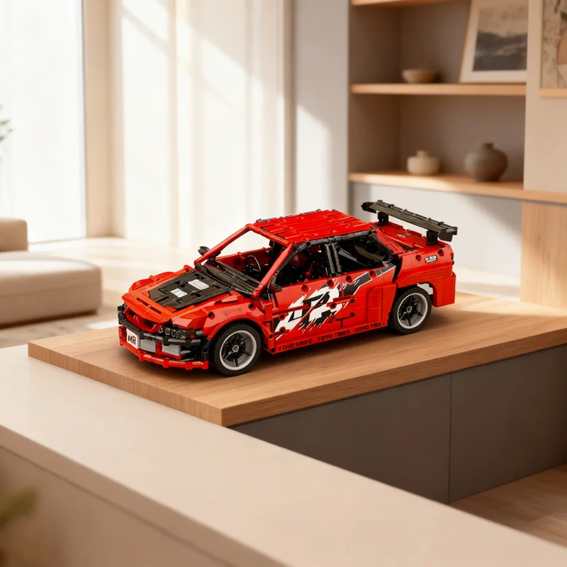 

1680pcs MOC Sean S Mitsubishi Lancer Evolution 1 12 Technical Model Building Blocks Toy Gift Creative Display Collectible Desk