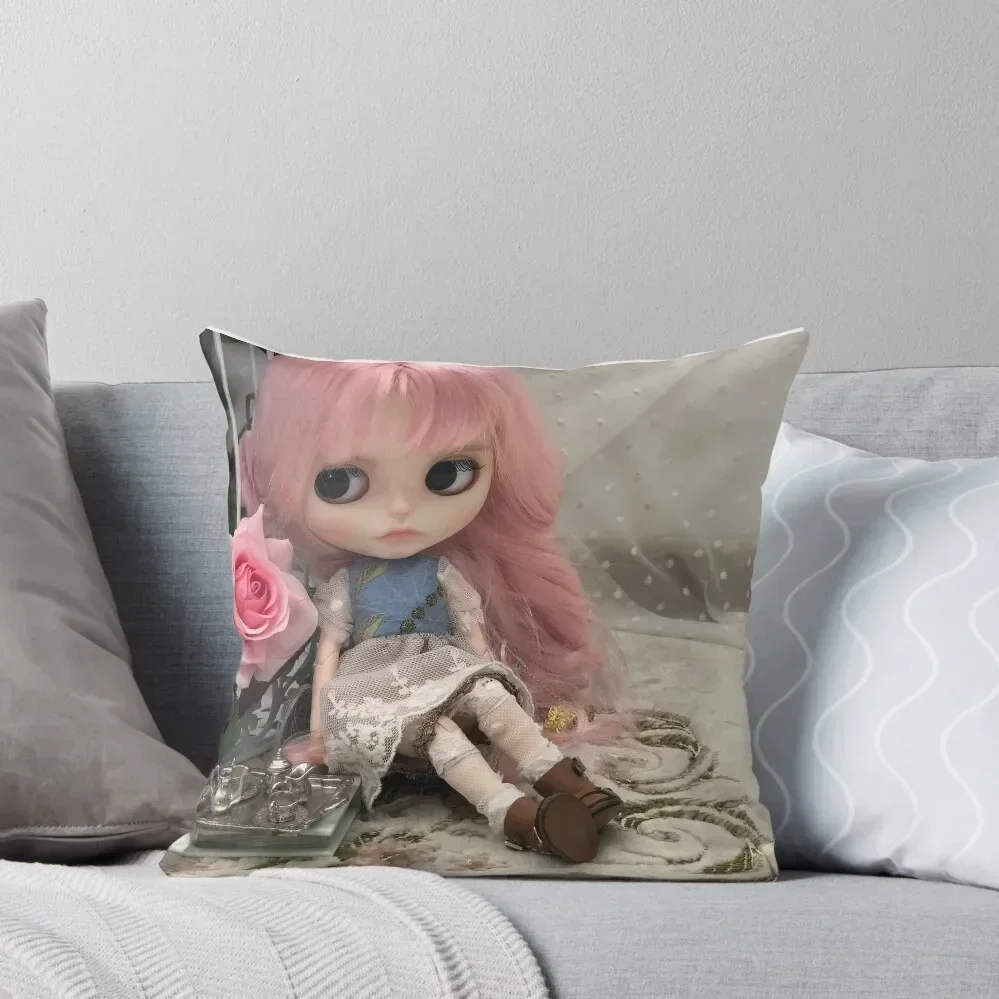 Custom Blythe by Jenny Lee Throw Pillow Cushions pillow cover luxury pillow