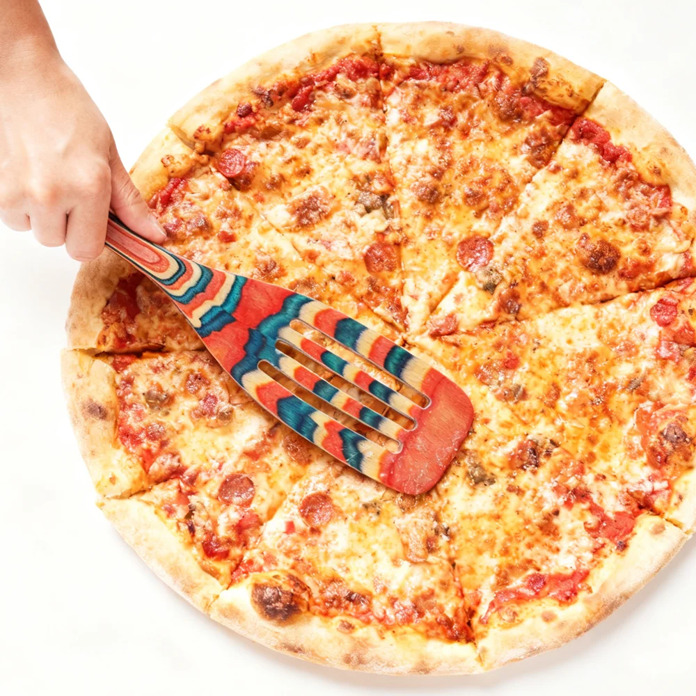 

IK 6Pcs Pakkawood Kitchen Utensils Wooden Spatula Set for Cooking Non-Scratch Kitchen Tools Eco Friendly Housewarming Gift