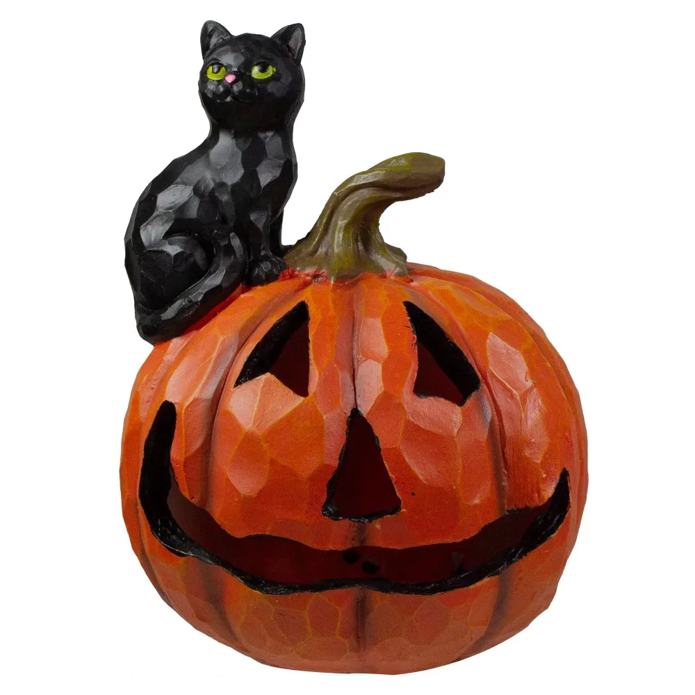 

Lantern and Black Cat Tabletop Halloween Decoration Free Shippng Haloween Halloween Party Decorations Helloween Accessories Home