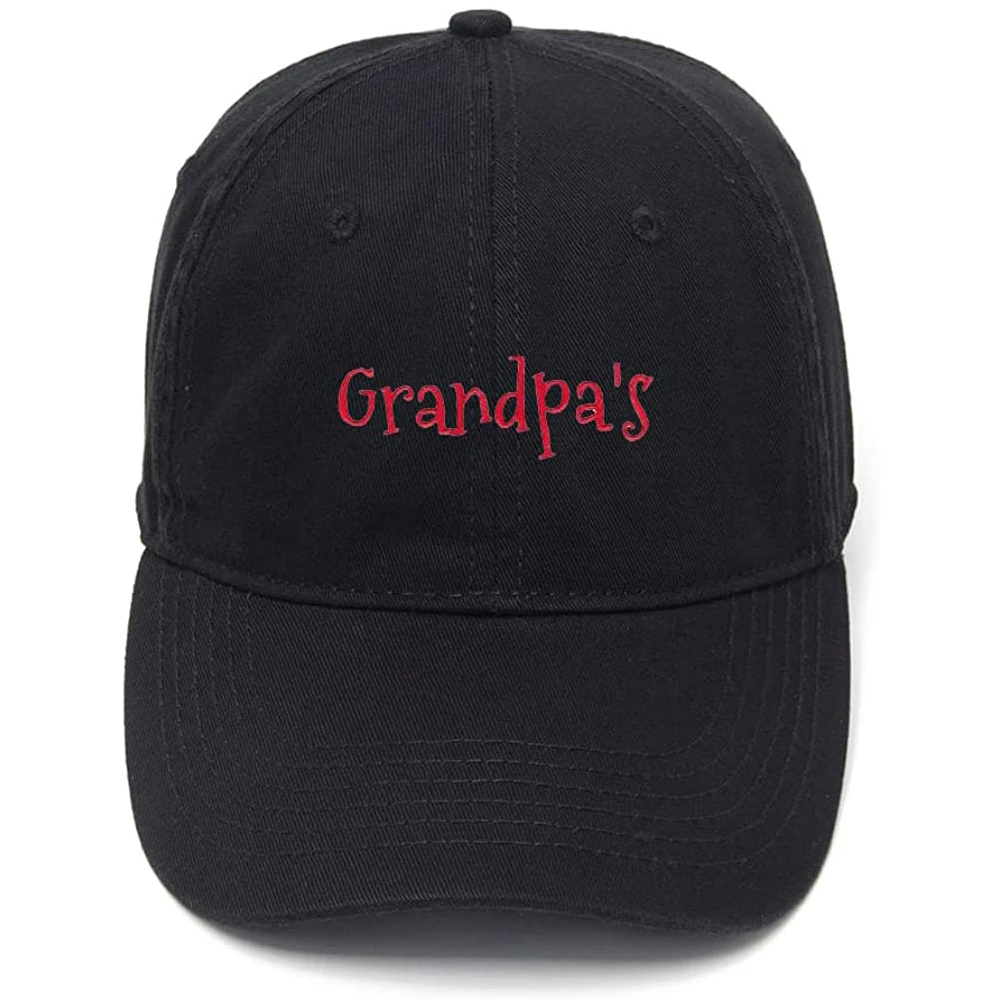 

Lyprerazy Men's Baseball Cap Grandpas Embroidery Hat Cotton Embroidered Casual Baseball Caps