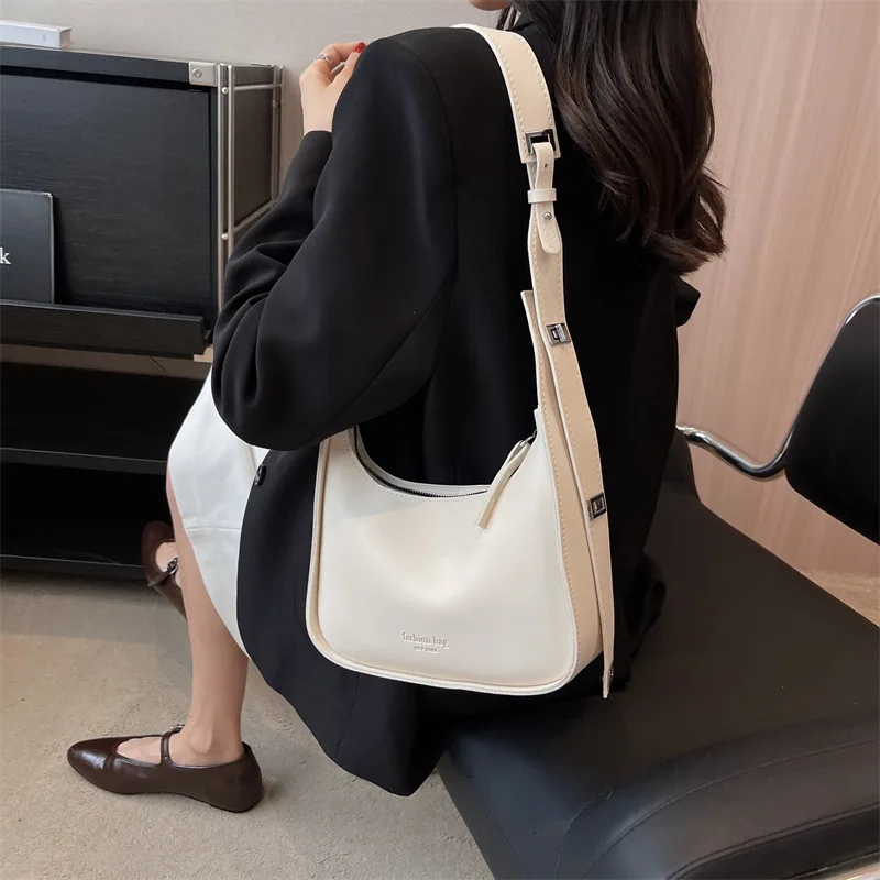 High-End Small Group Design Shoulder Bags For Women Trend Cute Fashion Female Versatile Casual Underarm Bag Dumpling Shape