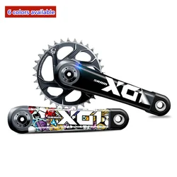 2022 Mountain Bike X01 Crank Sticker AM DH Crank Decal Bike Stickers Bike Accessories for Sram crankset