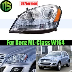Maosheng US Version Halogen Front Bumper Head Light Head Lamp For Benz ML-Class W164 ML300 ML500 Headlamp Headlight Turn Light