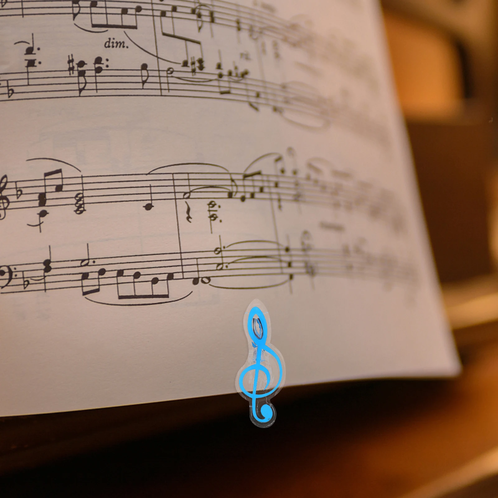 

10 Pcs Music Book Clips Durable Plastic Windproof Design Ideal Musicians Composers Lectures Piano Scores Reading Materials