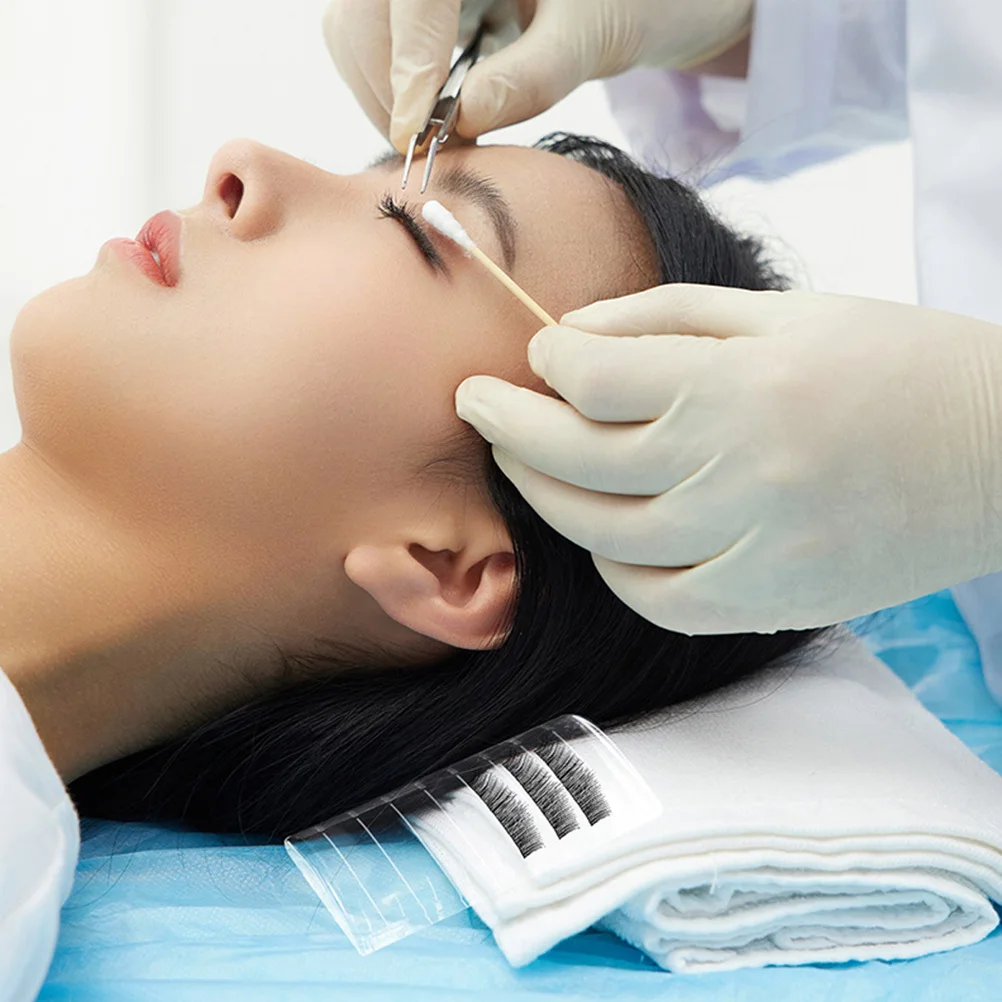 2 szt. Podkładka do przedłużania rzęs z podziałką, uchwyt na rzęsy do sztucznych rzęs, trwała tacka do organizacji rzęs, narzędzie do przedłużania rzęs, paleta do rzęs