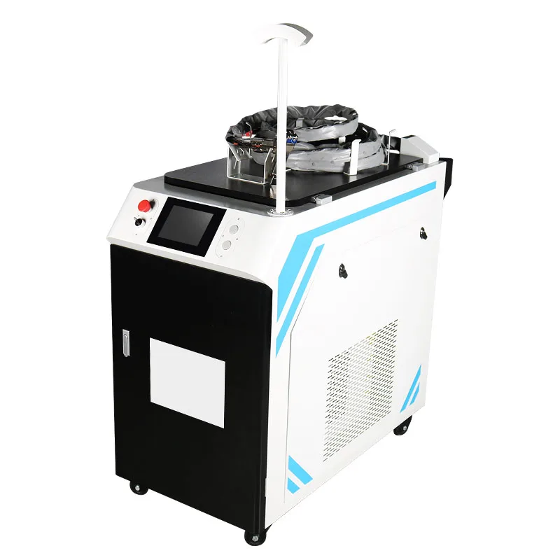 Automatic laser rust cleaning machine handheld 100w fiber laser cleaner for rust remover oil dust