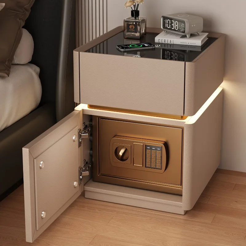 Office safe Household anti-theft and anti-pry bedside table Integrated small smart password safe