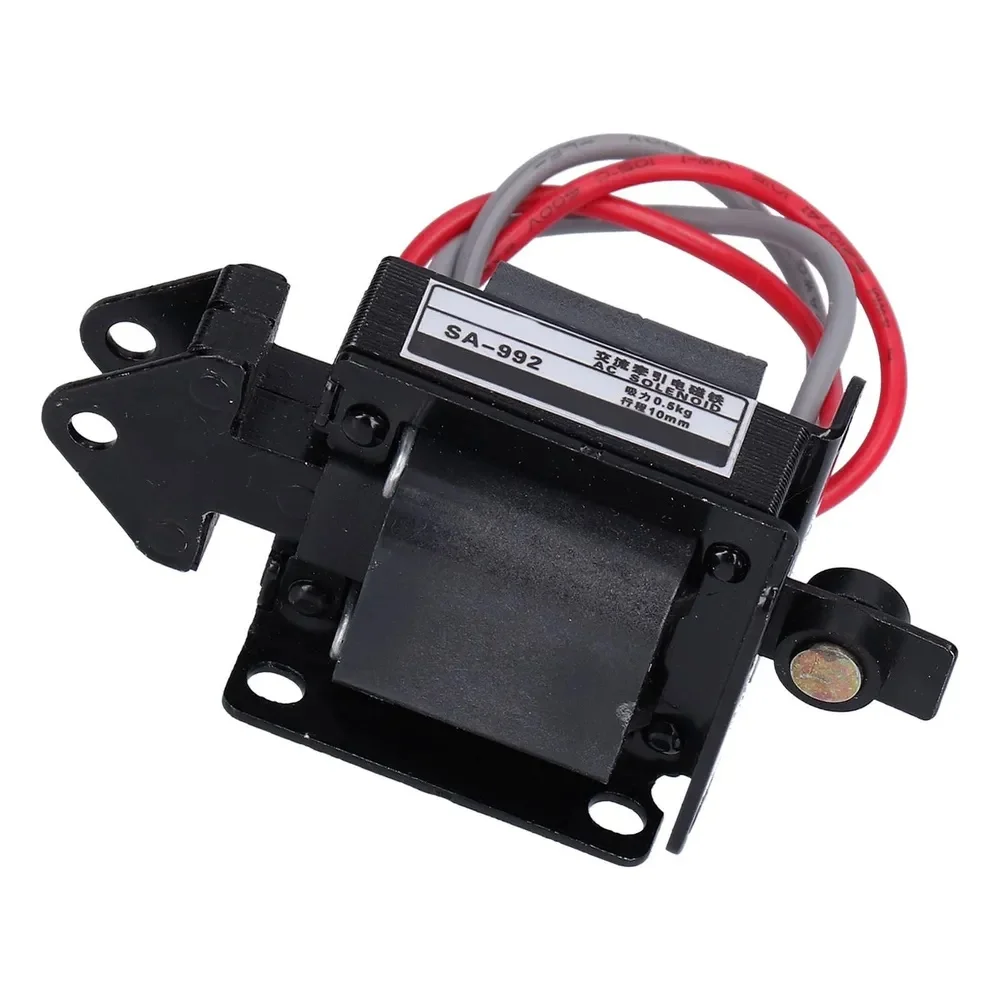 SA-992 1092 1192 2402 2502 2602 3502 3602 Lift 0.5kg 0.6kg 0.5kg 1.5kg Stroke 15mm AC 220V AC Tractive Solenoid Electromagnet