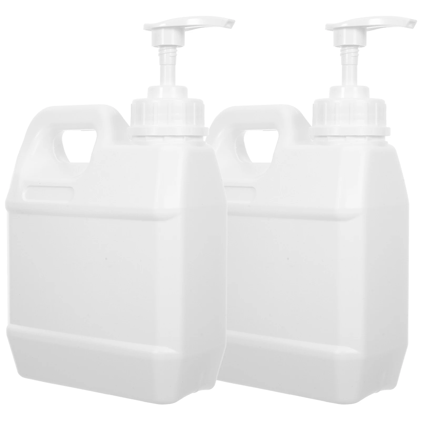 

2PCS Lotion Dispenser Press Bottle Reusable Eco Friendly Large Opening Anti Leak White Hand Soap Pump Travel Size